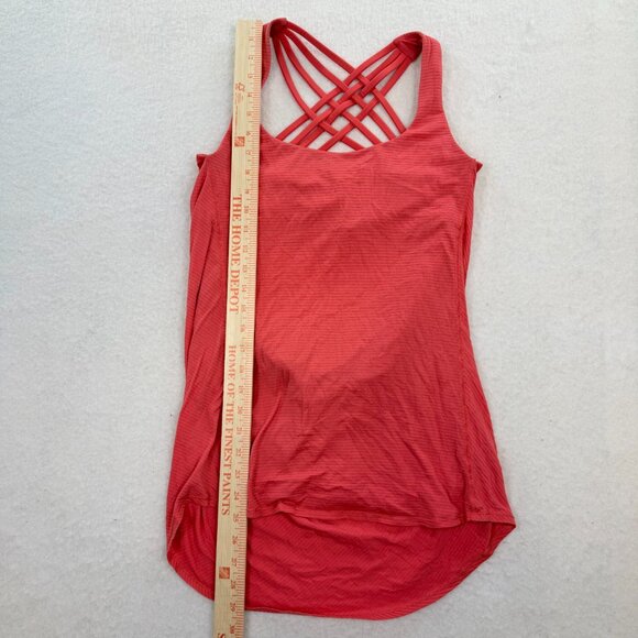 Lululemon Free to be Wild Strappy Tank Top Semi-Open Swoop Back Size 8 - Picture 6 of 7